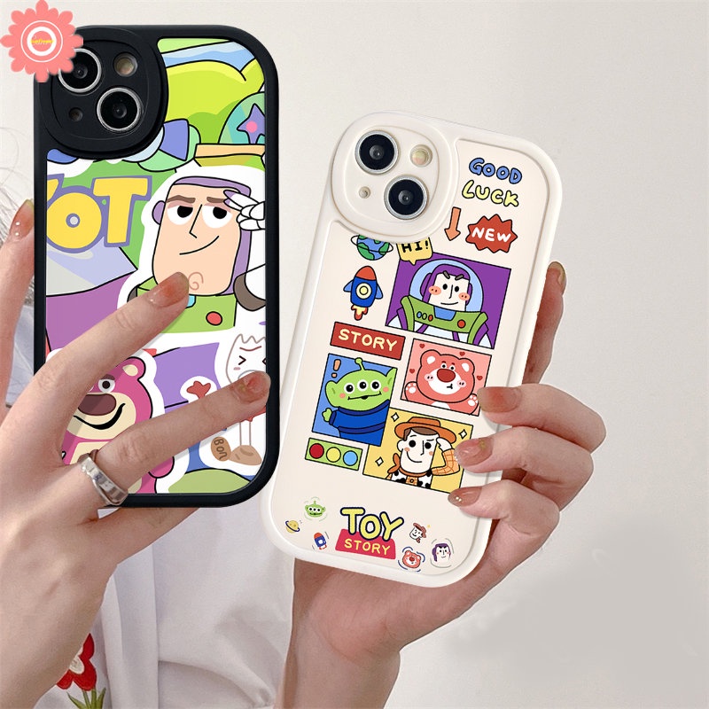 Toy Story Casing Vivo Y36 Y11 Y12 Y21 Y35 Y15 V25E Y22 Y91 Y20 Y02 Y15s Y16 Y30 Y17 Y91C Y20i Y22s Y12i Y21s V25 Y20s V23 Y31 V23E Y15A Y51 Y33s Y21A Kartun Lucu Manyo Soft Case