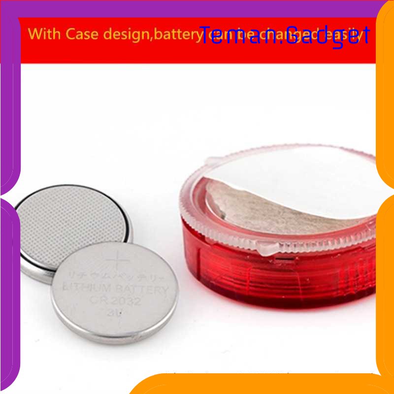 TD - OTO SENFEEL Lampu Pintu Mobil Safety Light Battery Power 5 LED 2 PCS - R-1631