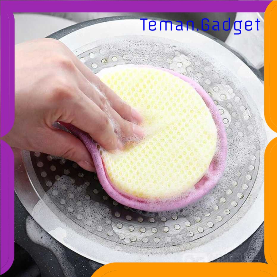 TG - DPR Golden Star Spons Cuci Piring Double Sides Cleaning Sponge 3PCS - XY-0186