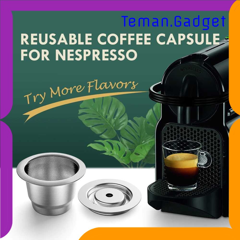 TG - DPR iCafilas Refillable Capsule Stainless Steel 1 PCS for Nespresso