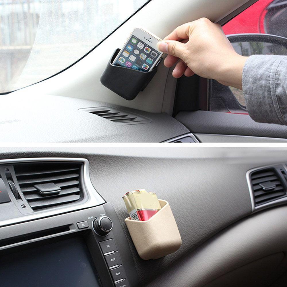 POPULAR 2pcs Car Storage Box Universal Aksesoris Pocket Car Card Storage