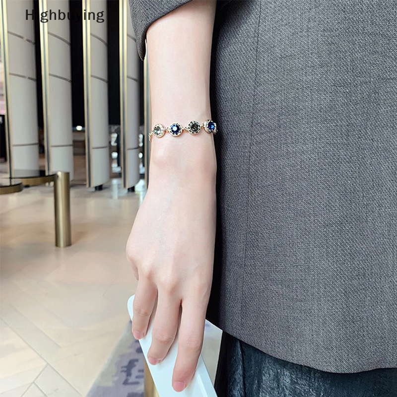 Hbid Personalized Zircon Bracelet Bangle Untuk Wanita Korea Adjustable Cuff Bracelets Perhiasan Anniversary Glory