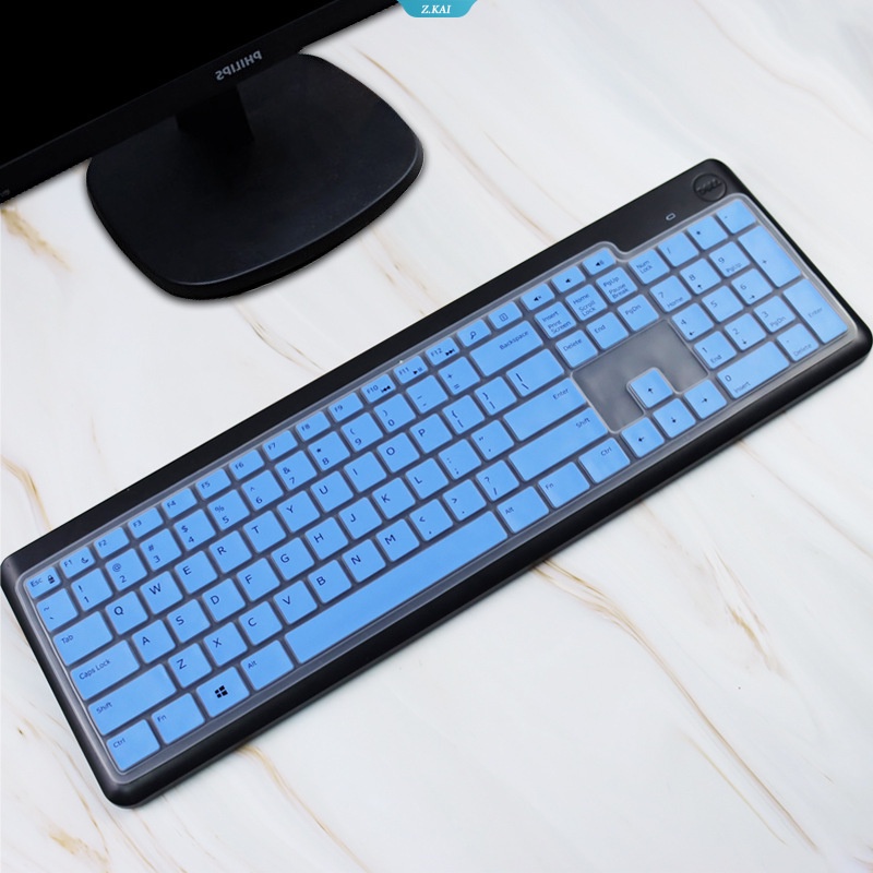 Cover Pelindung keyboard Komputer Lembut Dan Nyaman Untuk model Dell 17inch WK117 WK118 film Pelindung Anti Air Silikon full coverage [ZK]