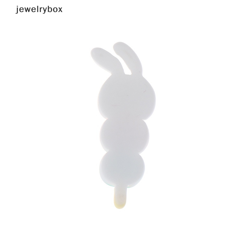[jewelrybox] 3 Pcs Rumah Boneka Miniatur Tusuk Kelinci Tiga Warna Set Dekorasi Aksesoris Butik