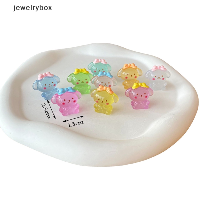 [jewelrybox] 1pc Bercahaya Kartun Kelinci Microlandscape Sukulen DIY Hias Butik