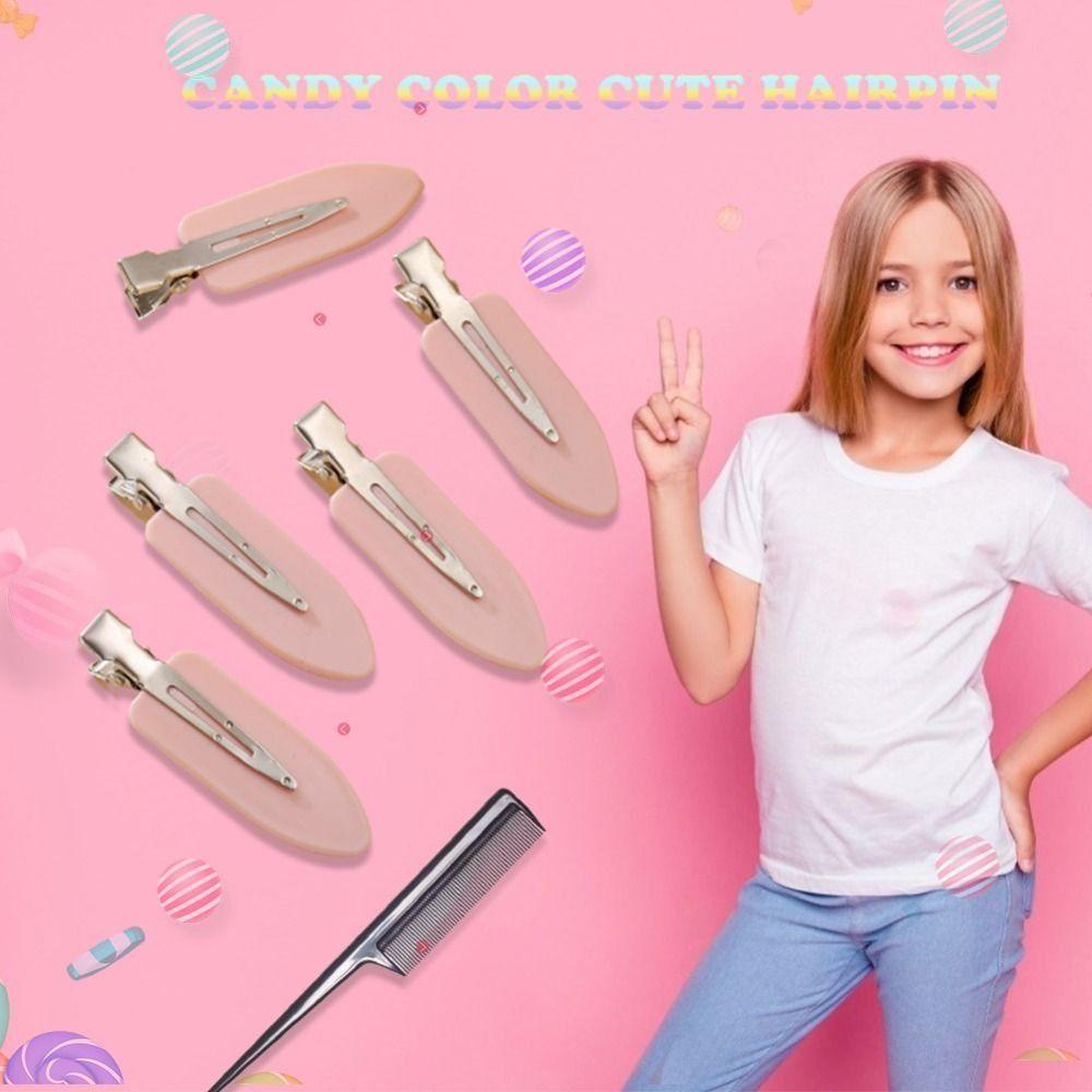 AUGUSTINA Lem Cream Diy Hairclip Lucu Multicolour Diy Bahan Resin Hairgrip Set Aksesoris Rambut Dekorasi Hairpin Bahan Paket