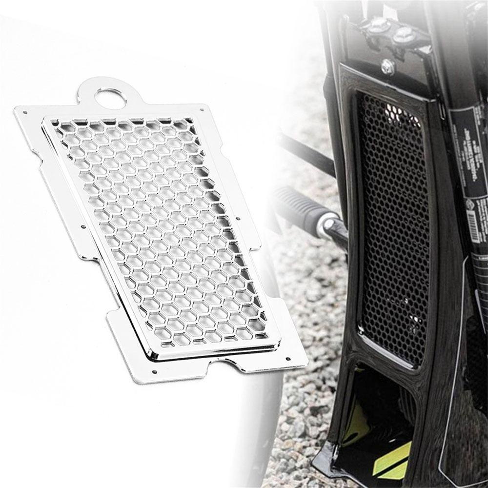 Populer Motor Radiator Grille Perlengkapan Motor Tahan Lama Untuk Harley Softail Grille Guard Cover