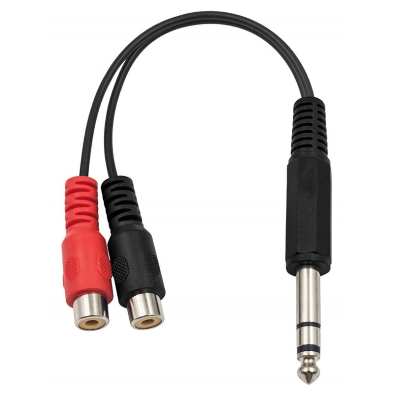 Vivi 14 male to 2xRCA Famale Adapter Kabel RCA Y Splitter Suara Excellet