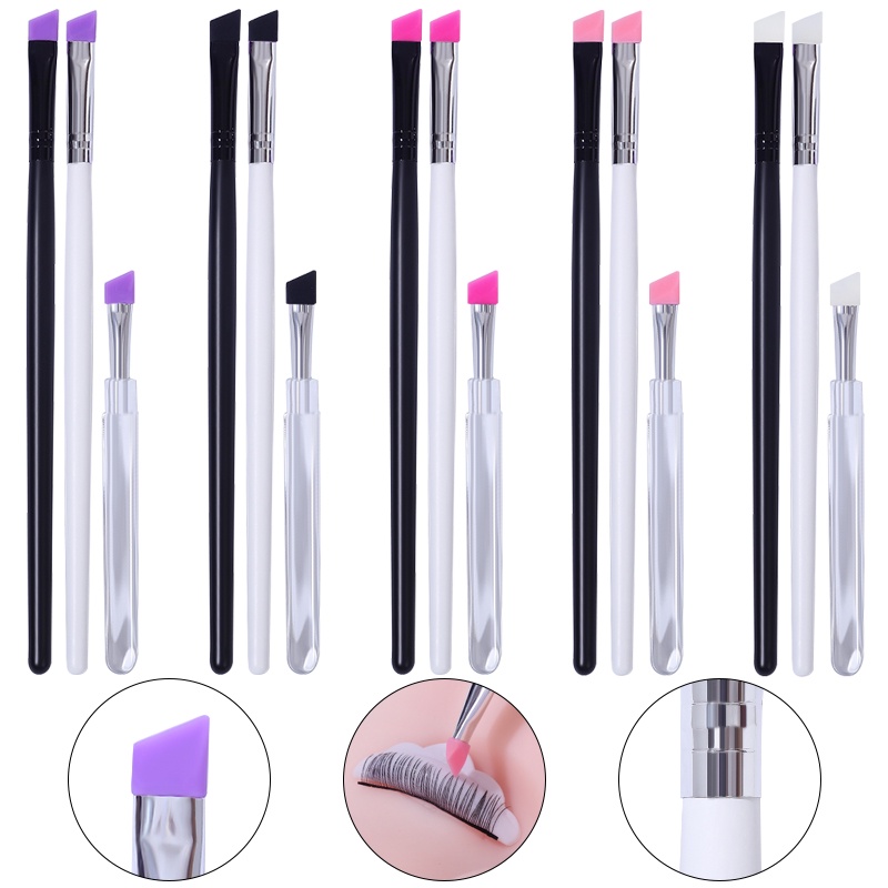 Eyelash Perm Alat Pengangkat Bulu Mata silicone Clean Up brush Laminasi Alat Pemisah Bulu Mata lash lift tool