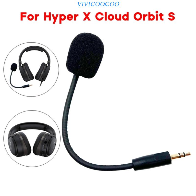 Vivi Pengganti Game Mic 3.5mm Microphone Boom Untuk Headset Hyper X Cloud Orbit S