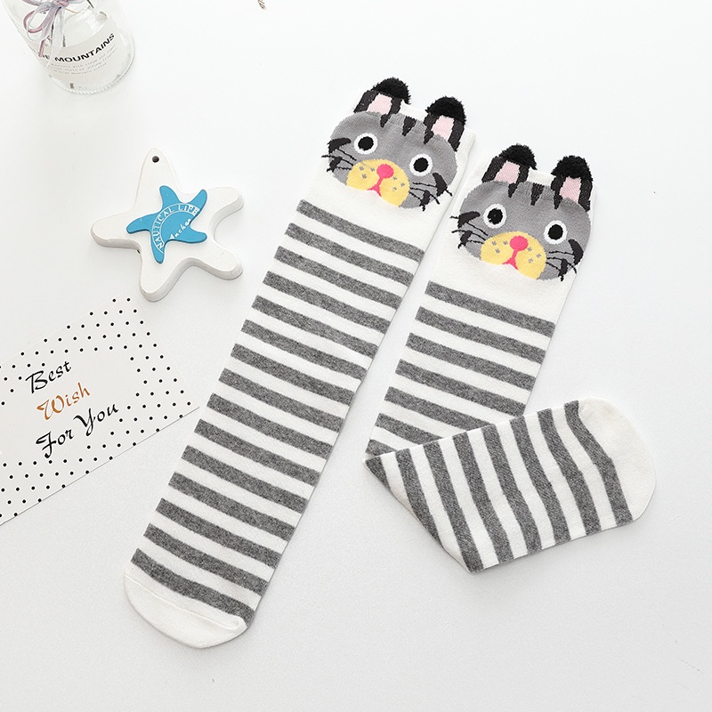 BOBOHO - KAOS KAKI BAYI PANJANG KARAKTER HEWAN KAOS KAKI ANAK PEREMPUAN LAKI LAKI MOTIF ANIMAL LUCU PART 2