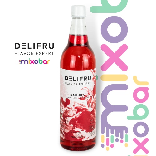

Delifru Syrup Sakura 1000ml l Sirup Minuman
