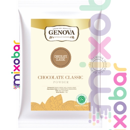 

Genova Powder Chocolate Classic 1000gr l Bubuk Minuman