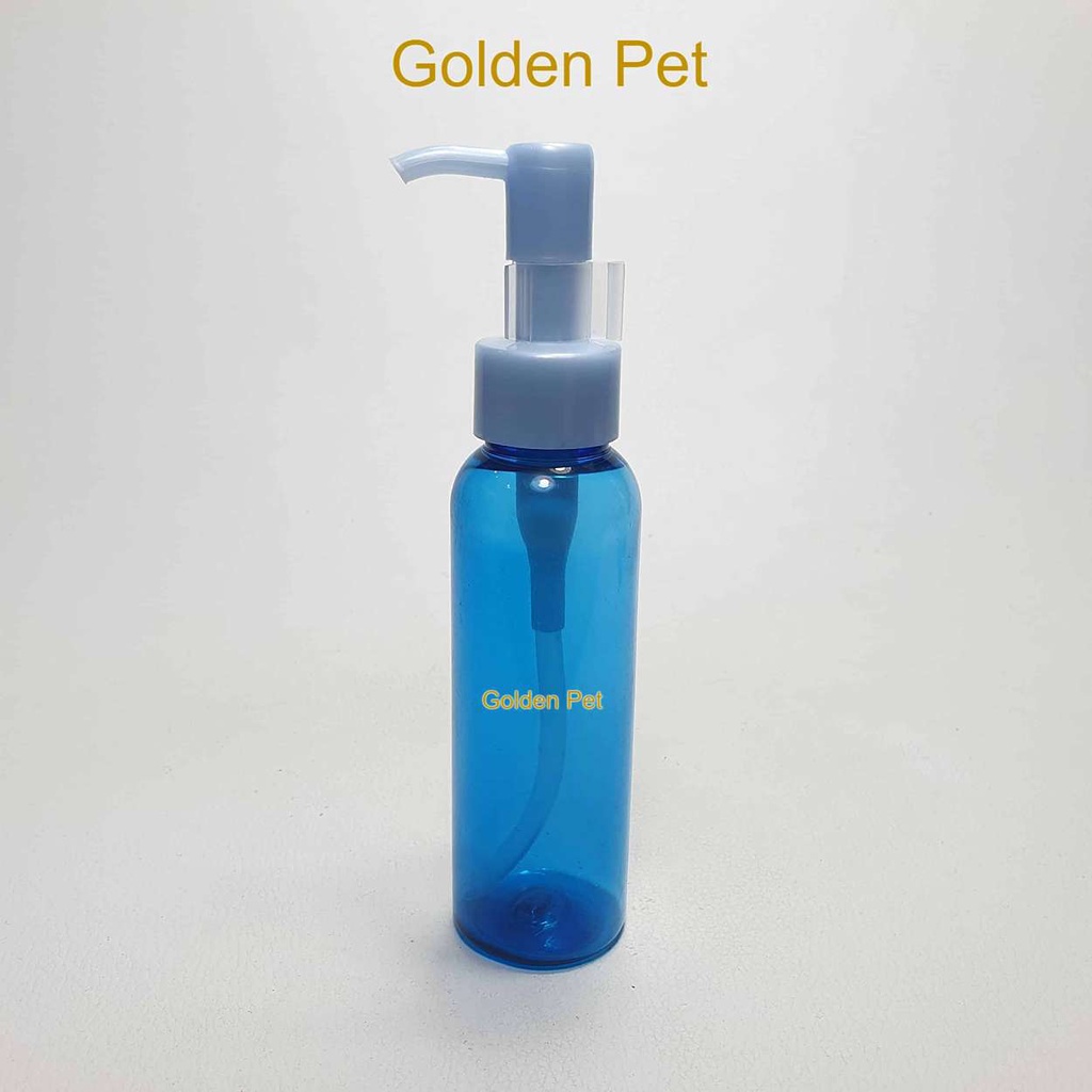 Botol 100 ml BR Biru TR Pump Lotion Stick Plastik / Botol Plastik / Botol Kosmetik Br / Botol Lotion