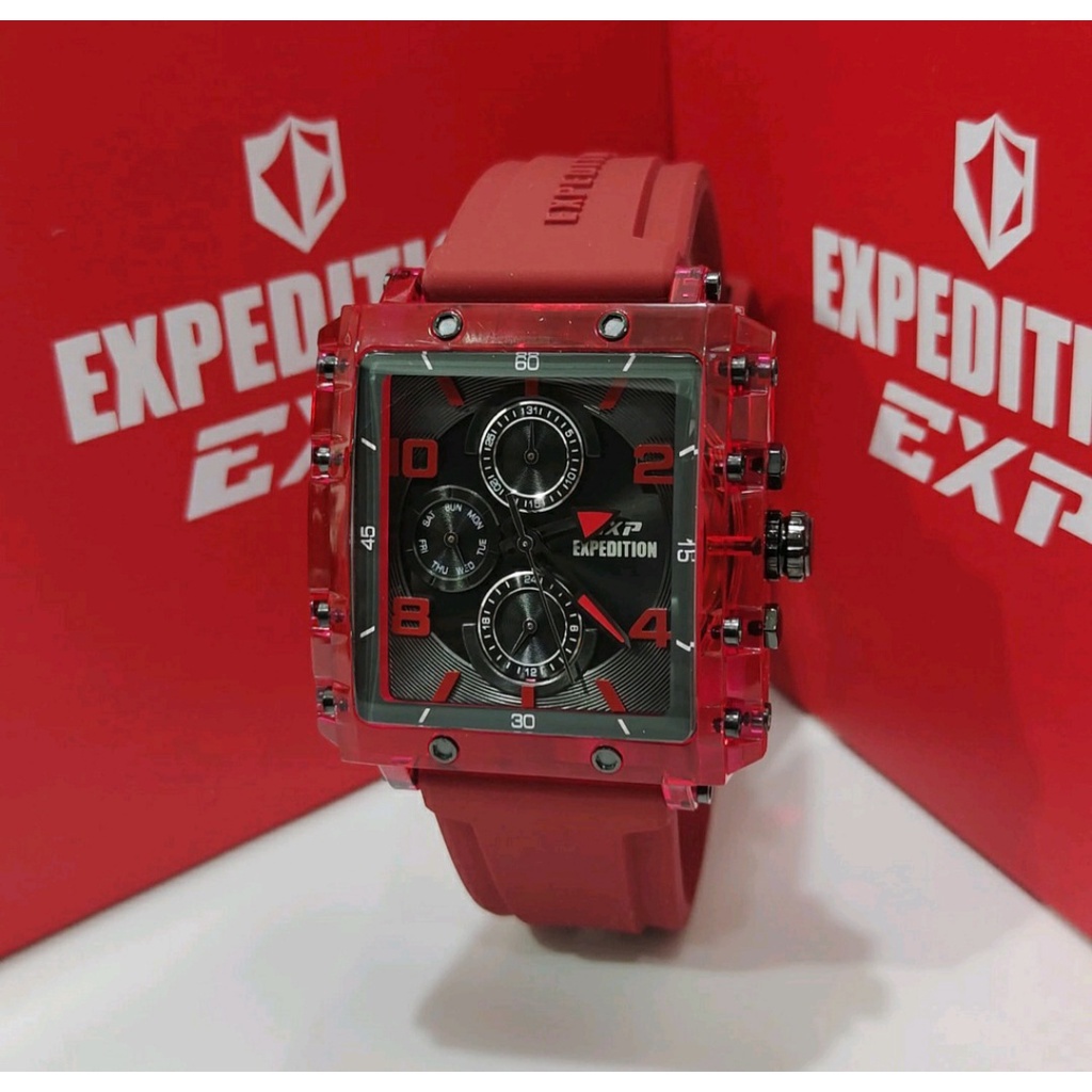 Expeditin E 6808 Various Colours Jam Tangan Unisex Original