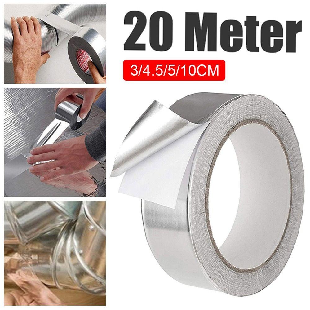 TOP Lakban Aluminium Foil Tape Tahan Perbaikan Rumah Sealing Suhu Tinggi