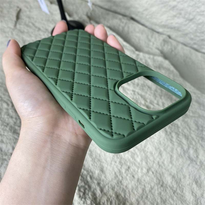 Cairan Silikon Casing Berlian Untuk Iphone14 13 12 11 Pro X XS MAX 14Plus XR Anti-Soft Case