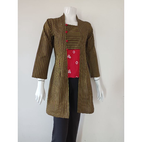 Lurik Kebaya Lurik ATBM hijau