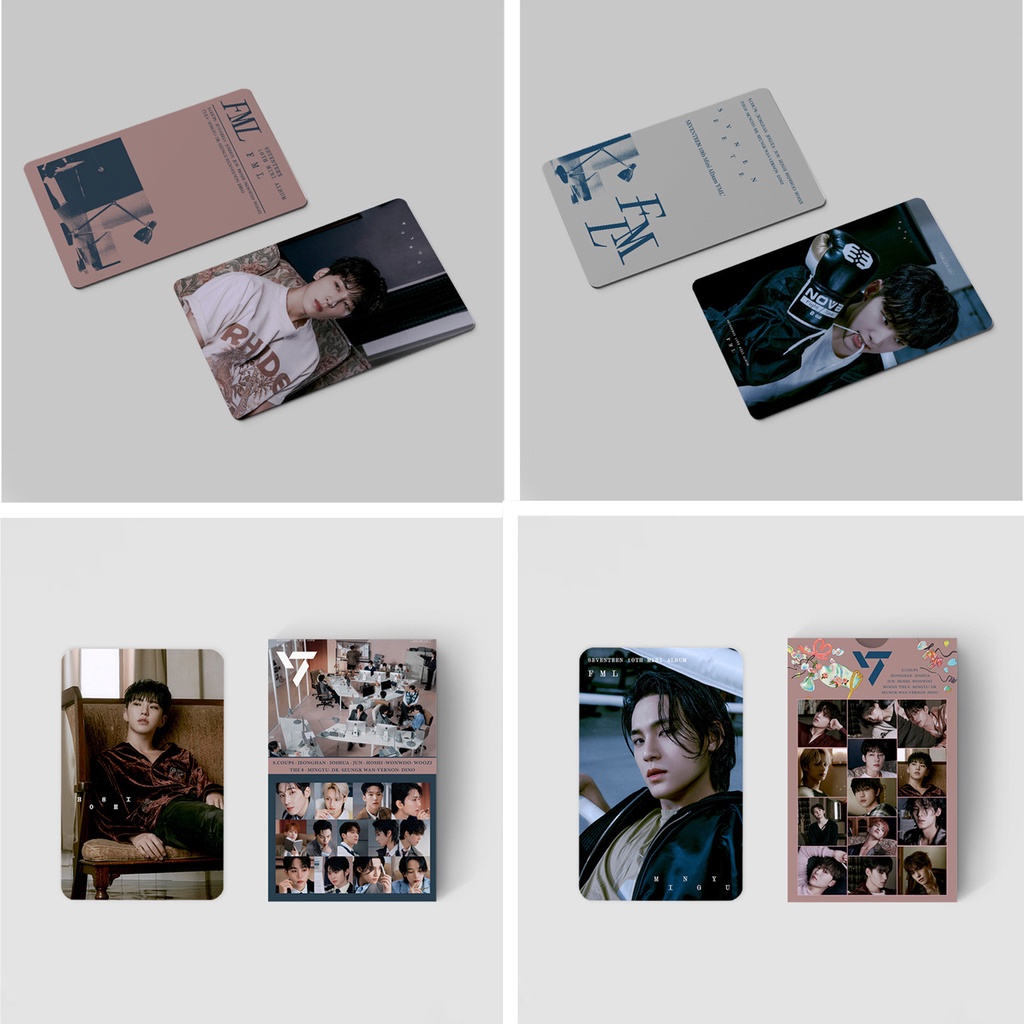 60pcs/box SEVENTEEN FML 10TH MINI ALBUM Photocards SUPER Lomo Kartu Kpop Postcards