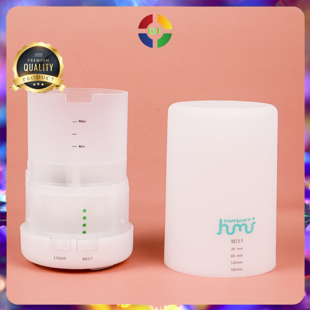 HUMI Air Humidifier Ultrasonic Aromatherapy RGB Lamp White