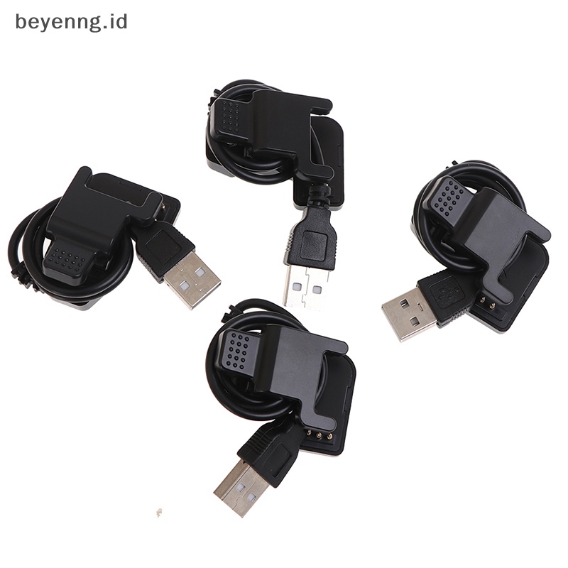 Beyen New TW64 68untuk Smart Watch Universal USB Charging Kabel Charger Klip Hitam ID