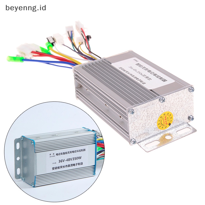 Beyen 36v/48v 350w dc Sepeda Listrik e-bike scooter brushless motor dc controller ID