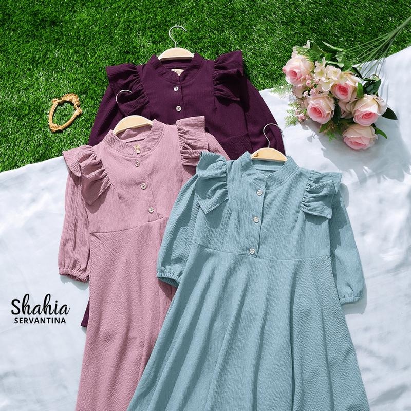 ZASKIYA - SHAVIA DRESS ANAK PEREMPUAN / GAMIS ANAK MUSLIM PEREMPUAN