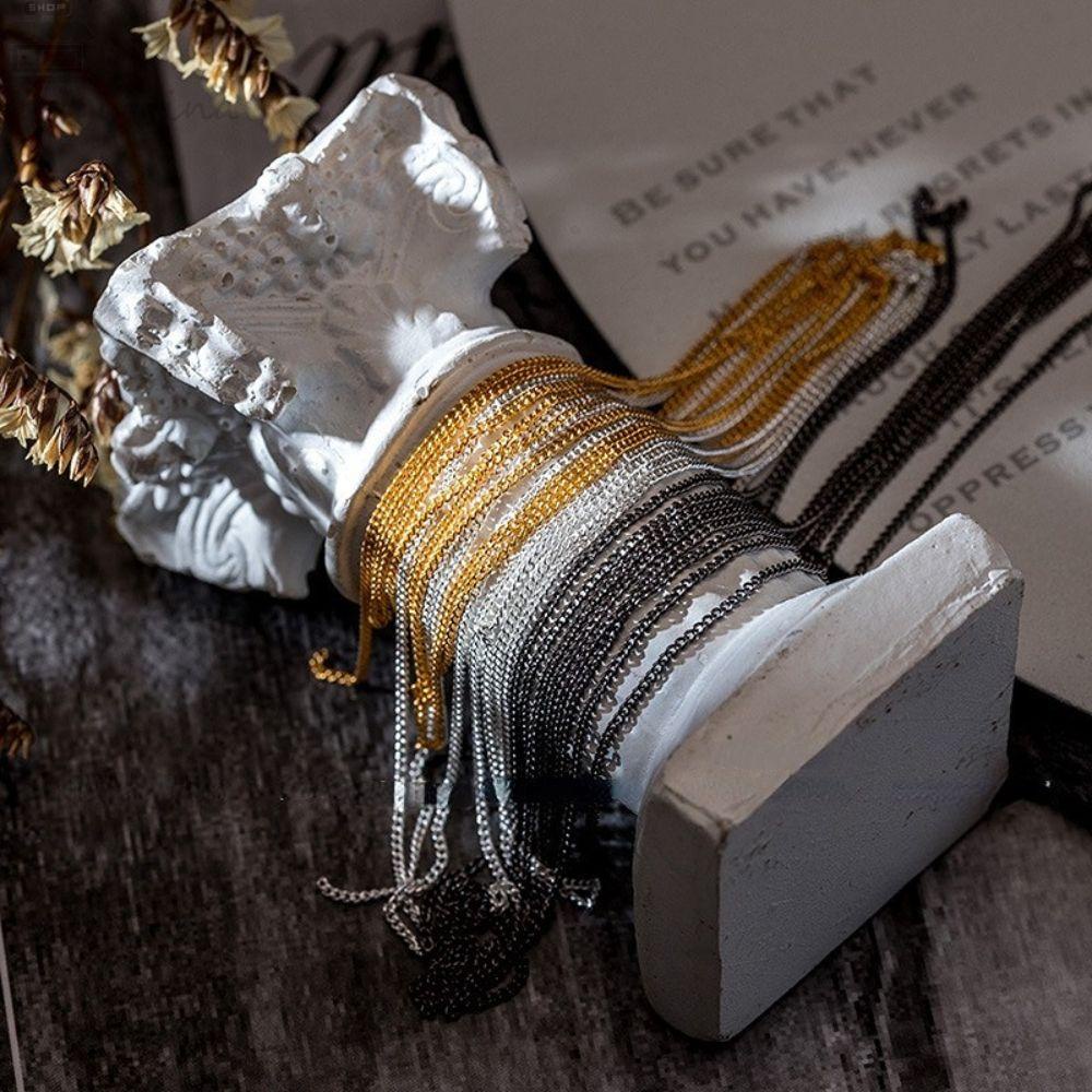 Agustina Nail Art Base Rantai 50cm Gadis Kuku Kecantikan Kuku Salon Hiasan Kuku Dekorasi Kuku