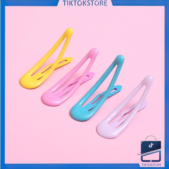 TIKTOK - D6118 Hairpin Korea / Jepitan Glossy / Jepit Rambut TipTop / Jepit Rambut / Jepit Rambut Warna Warni Polos / Jepitan Rambut F5064