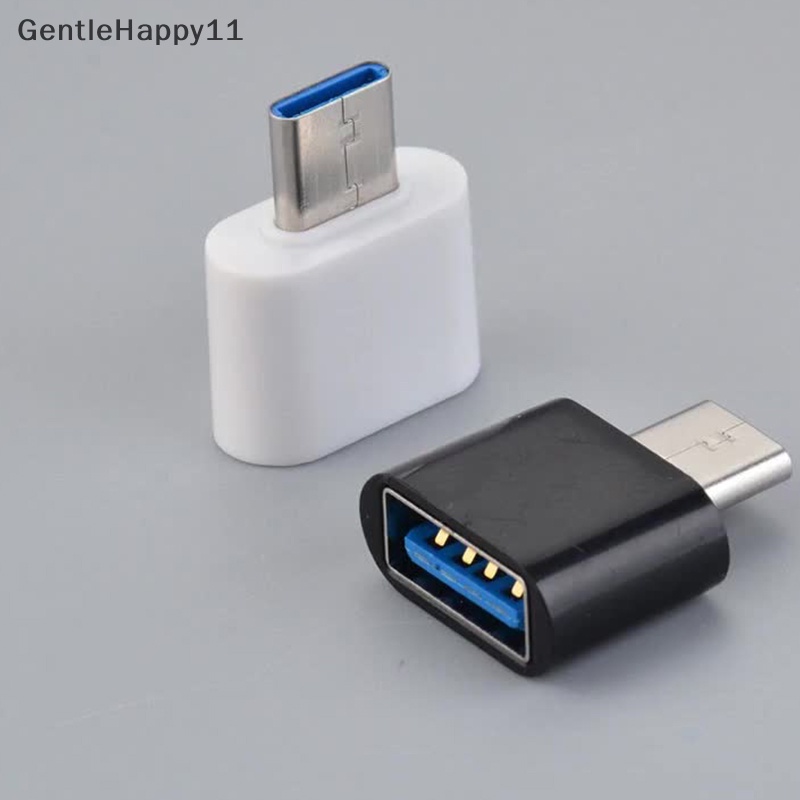 Gentlehappy Konektor Data OTG Adaptor Mini Tipe C Ke USB Untuk Handphone Android id