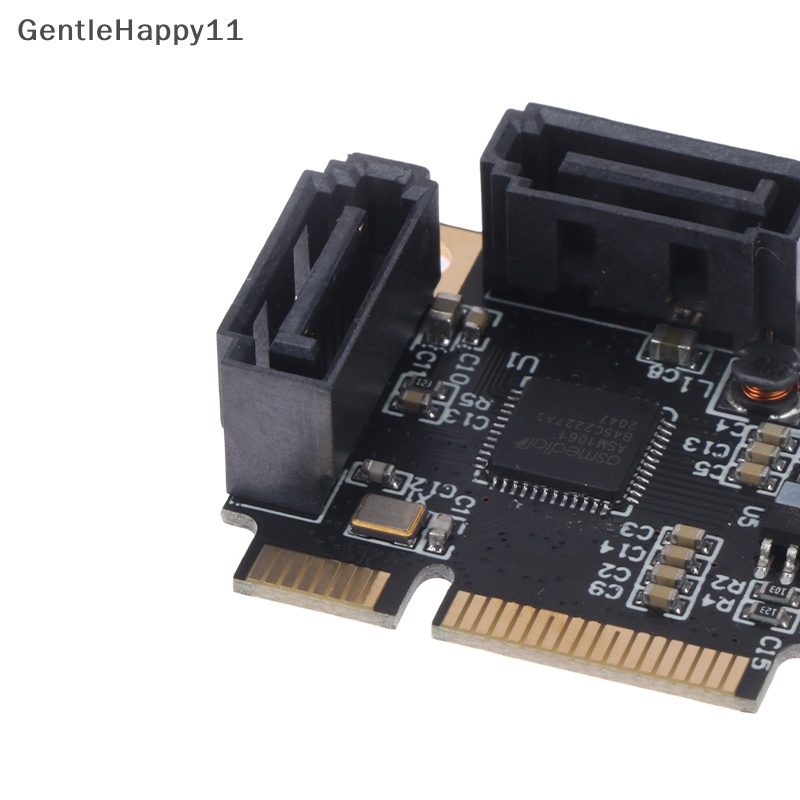 Gentlehappy ASM1061 Kartu Ekspanding Mini PCIE to SATA3.0 adapter Converter Controller id