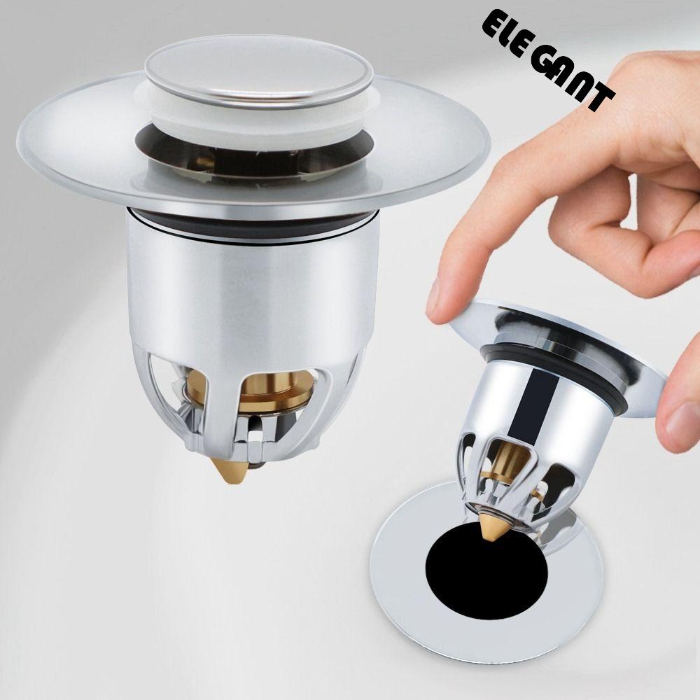 [Elegan] Sink Drain Copper Core 1Pcs Deodorant Dapur Kamar Mandi Bathtub Stopper Saringan Wastafel