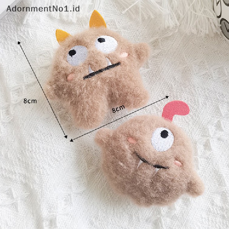 [AdornmentNo1] 2pcs Bros Mewah Gadis Tas Lucu Liontin Monster Kecil Kartun Boneka Ornamen [ID]