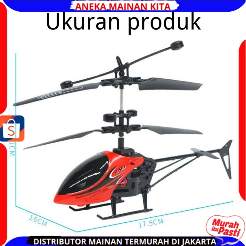 Mainan Helikopter Remote Control R/C Mainan Helikopter SNI Mainan Anak Helicopter Termurah New