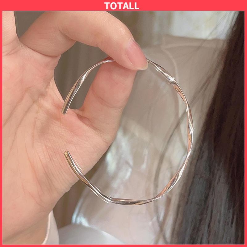 COD Gelang Mutiara Opal Bentuk Ekor Ikan Warna Silver Untuk Hadiah-Totall