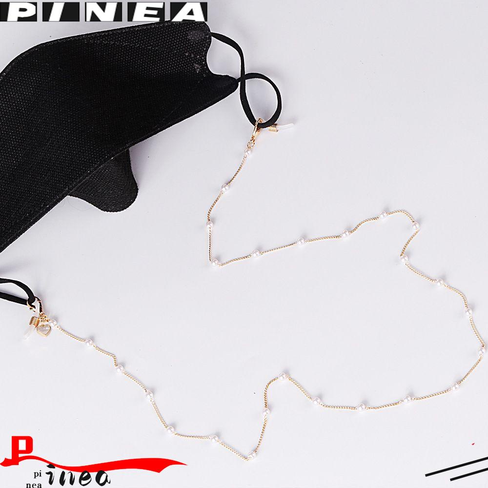 Rantai Kacamata Nanas Non-slip Kacamata Pemegang Kalung Logam Mutiara Sunglasses Chain