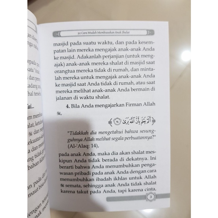 Buku Saku 92 Cara Mudah Membiasakan Anak Shalat