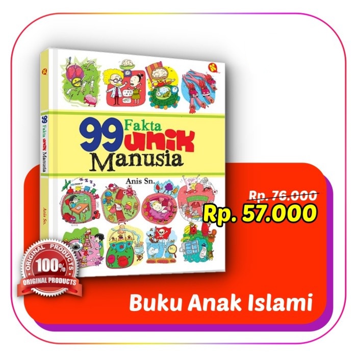 99 Fakta Unik Manusia - Alkautsar Kids