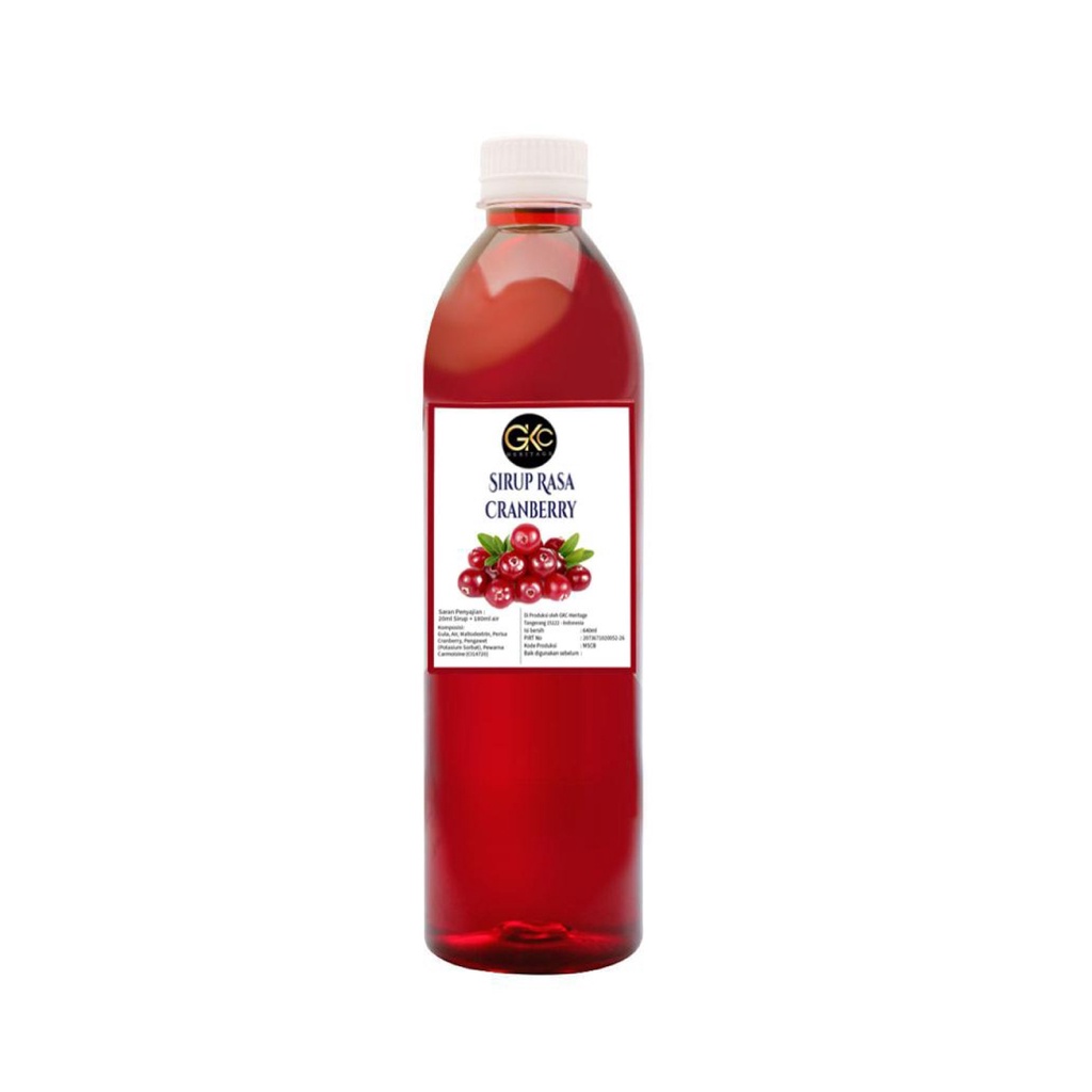 Sirup Cranberry Syrup Minuman GKC Heritage 640 ml (Import Quality)