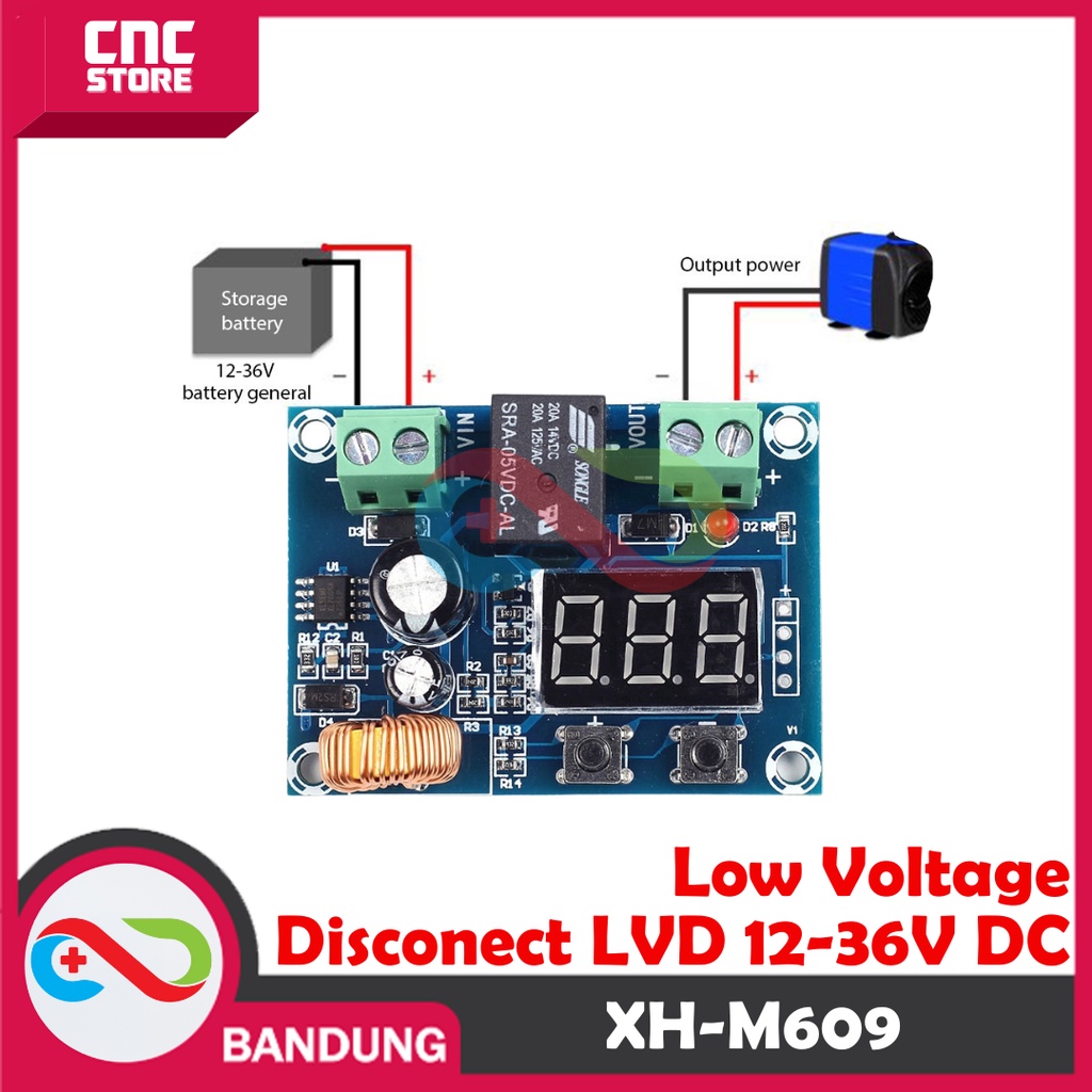 XH-M609 XH M609 LOW VOLTAGE DISCONNECT LVD 12-36V DC XHM609 DISCHARGE