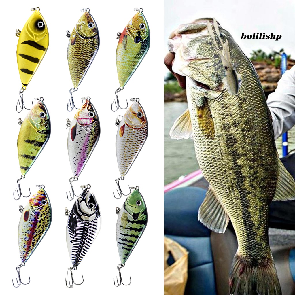 Bo-7cm/14.5g Umpan Pancing Realistis Tajam Kait Simulasi 3D Mata Kulit Hidup Ikan Menarik Universal Tenggelam Laut Memancing Bretel Umpan Buatan Peralatan Memancing