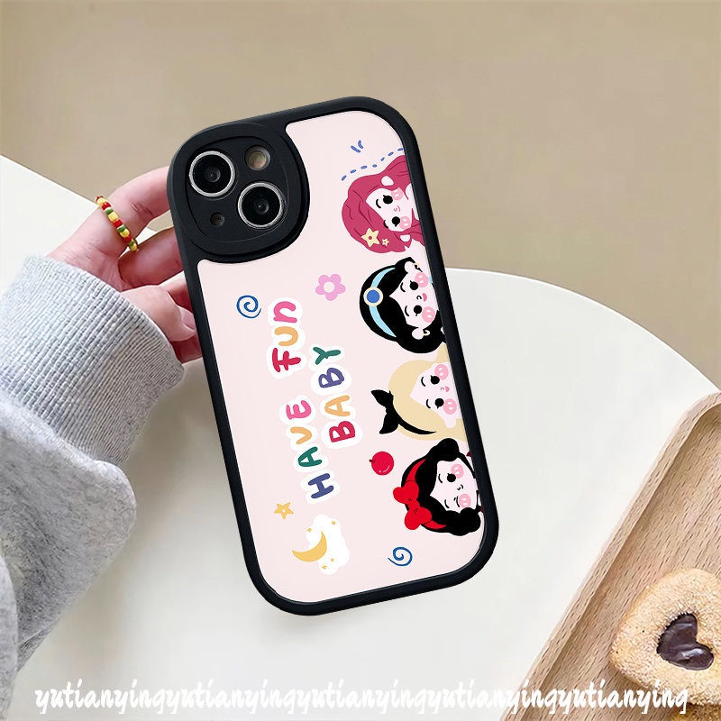 Cute Cartoon Disney Family Princess Casing For Infinix Hot 11s 10s 10T 10 Lite 11 Infinix Note 8 Hot 11 10T 10 10s 11s 9 Play Smart 6 5 Lovely Happy Fun Baby Soft Tpu Cover