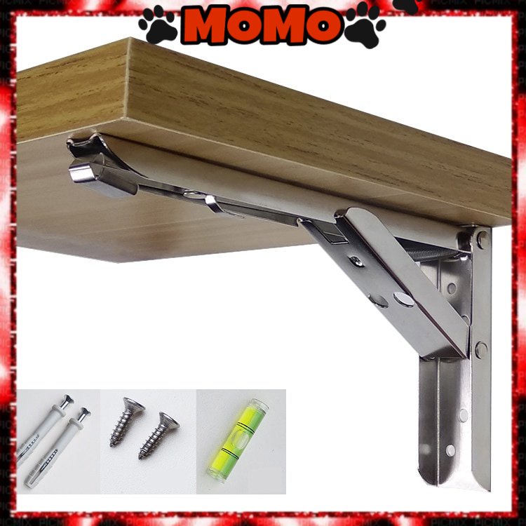 Engsel Meja Lipat Dinding Siku Lipat Meja Dinding Siku Meja Lipat bracket meja 65Kg 2pcs