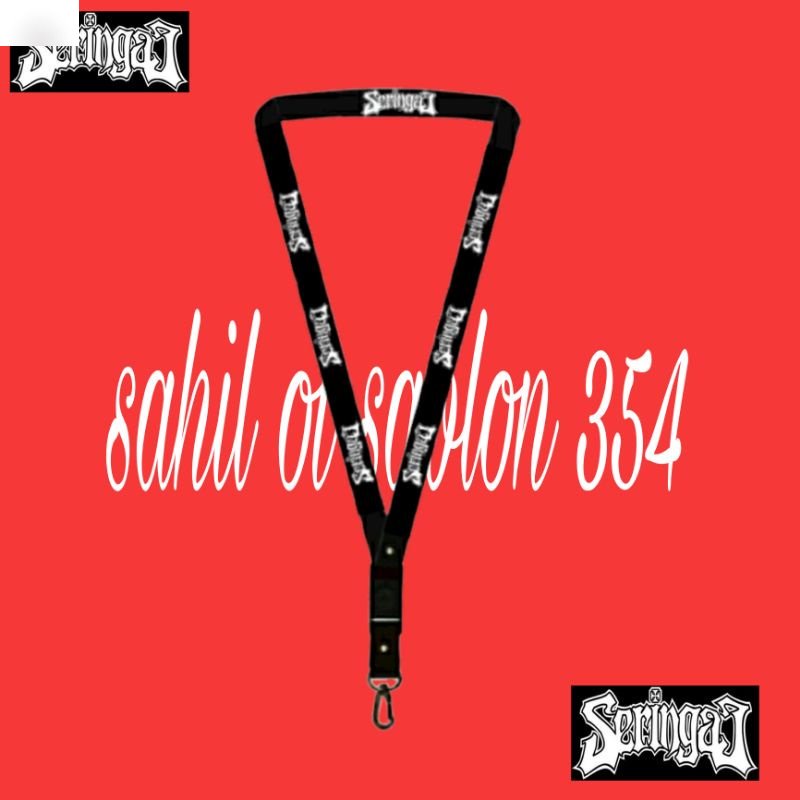 

Tali Lanyard SERINGAI band metal gantungan kunci/gantungan id card /gantungan hp murah COD