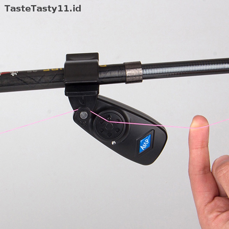 Tastetasty Alarm Pancing Ikan Gigit Alarm Suara Keras Bell Clip on Pancing Pancing Elektronik Lampu LED Mancing Tackle Tools Aksesoris.