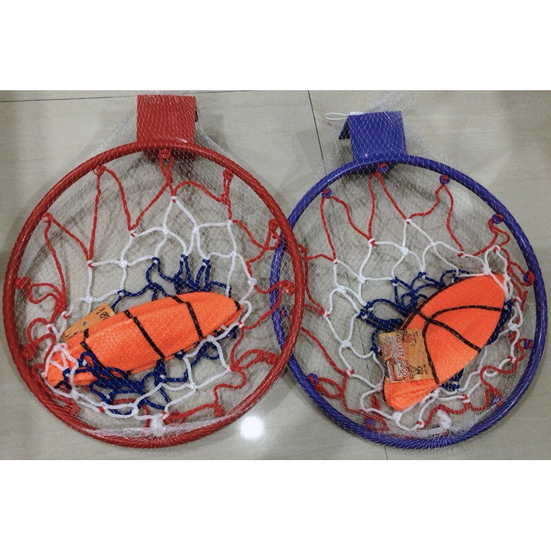 Mainan Basket Anak Ring + Bola Basket + jaring basket