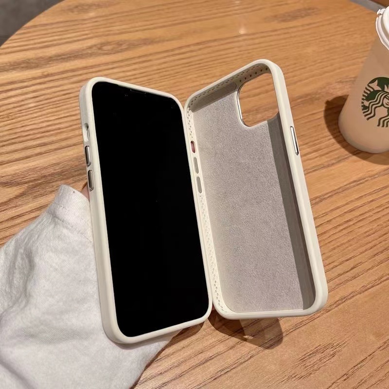 IPHONE Cairan Silikon electroplated lens loop Dengan built-in velvet soft phone case Untuk Iphone14 13 12 11 Pro Max