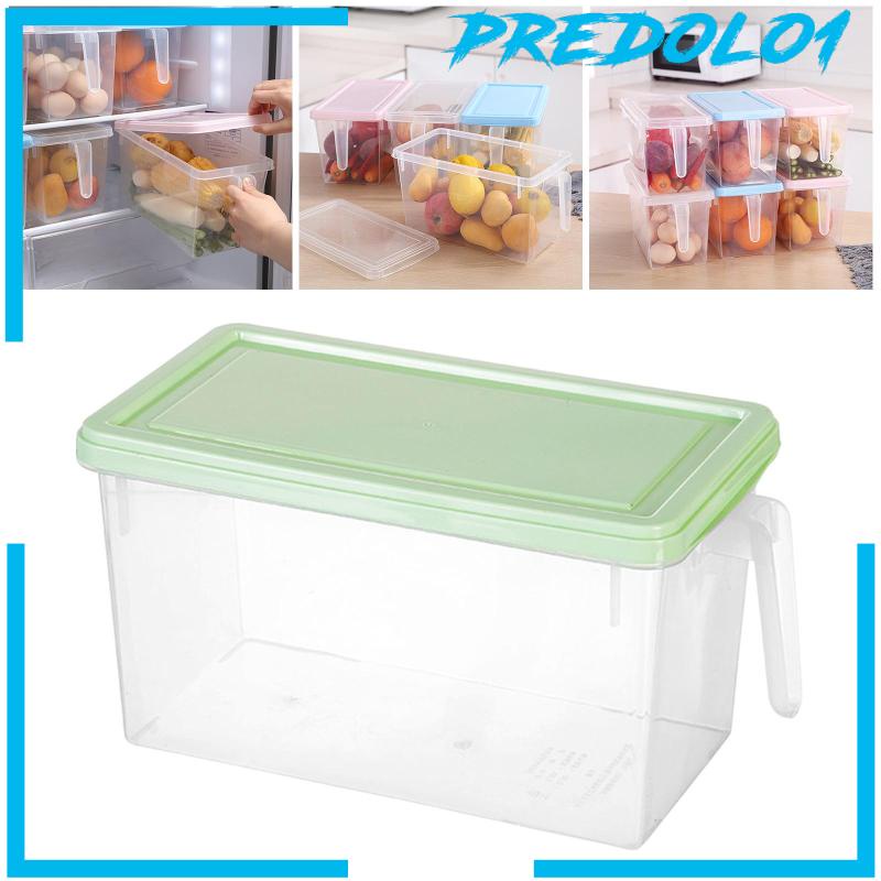 [Predolo1] Fresh Keeping Box Kotak Organizer Kulkas Anti Bocor Untuk Lemari Rak Laci