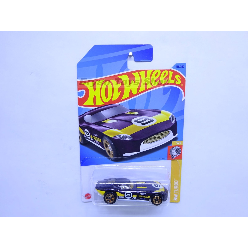 Hot Wheels Fast Felion Ungu No. 9 - Mobil Balap