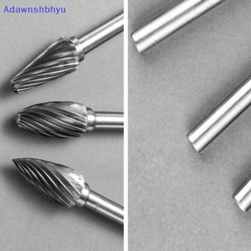 Adhyu Mata Bor Kerja Kayu High Speed Rotary Files Mini Bulat HSS Burr Set Wood ID